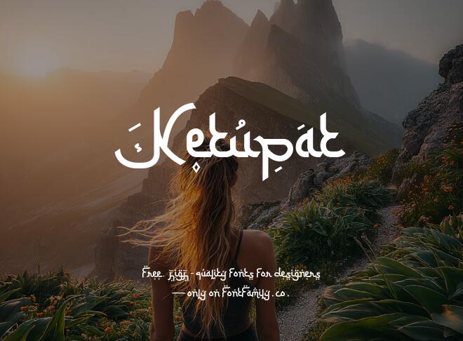 Ketupat Font
