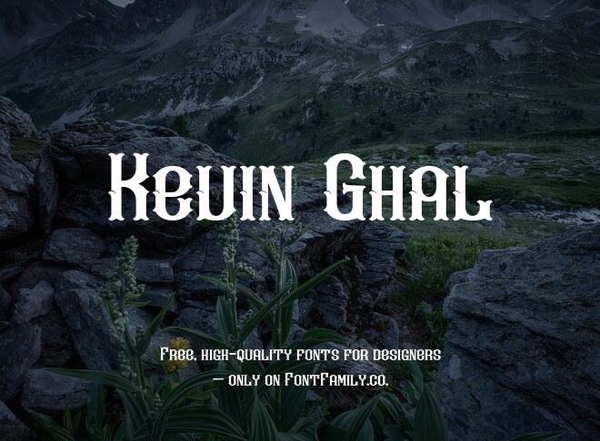 Kevin Ghal Font
