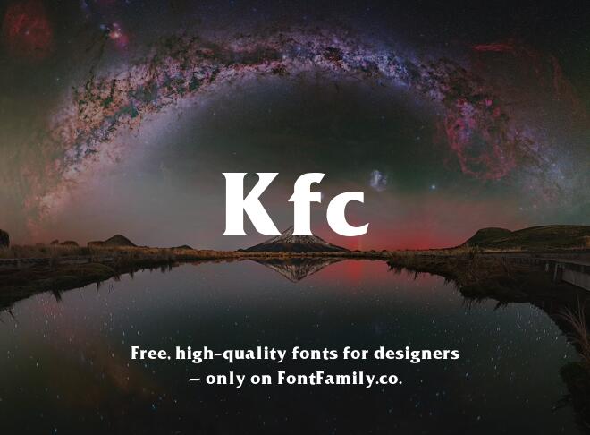 Kfc Font