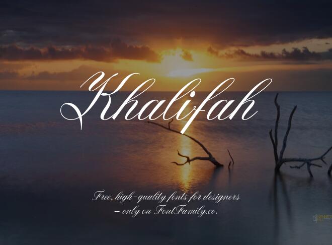 Khalifah Font