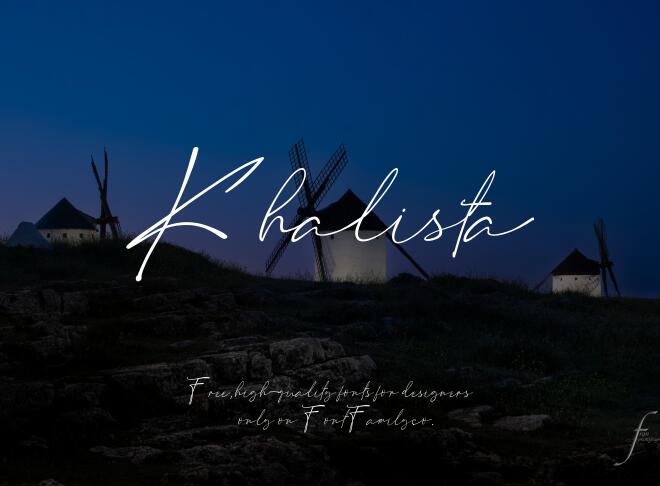 Khalista Font