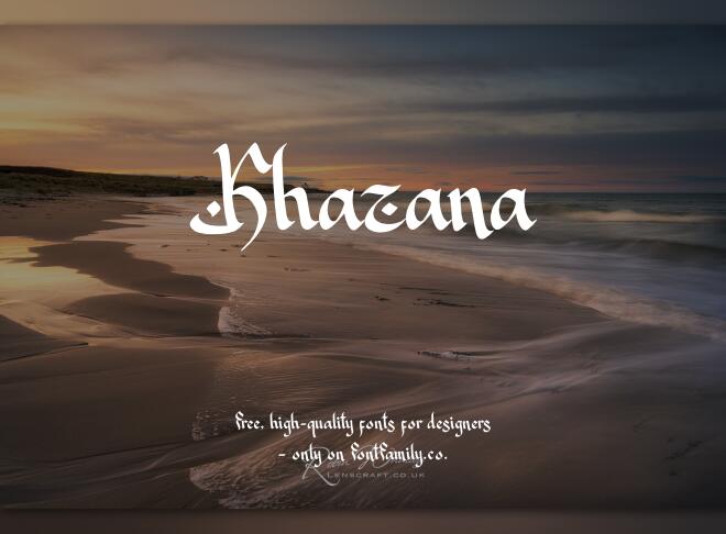 Khazana Font