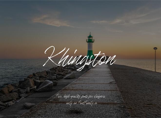 Khingston Font