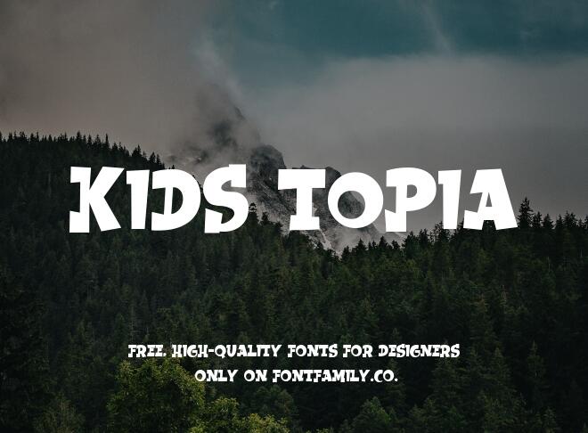 Kids Topia Font