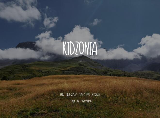 Kidzonia Font