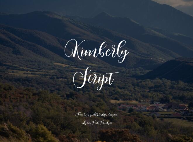 Kimberly Script Font