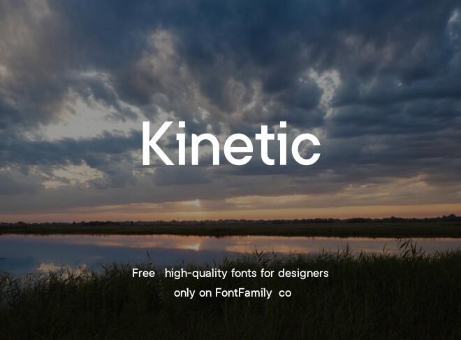 Kinetic Font