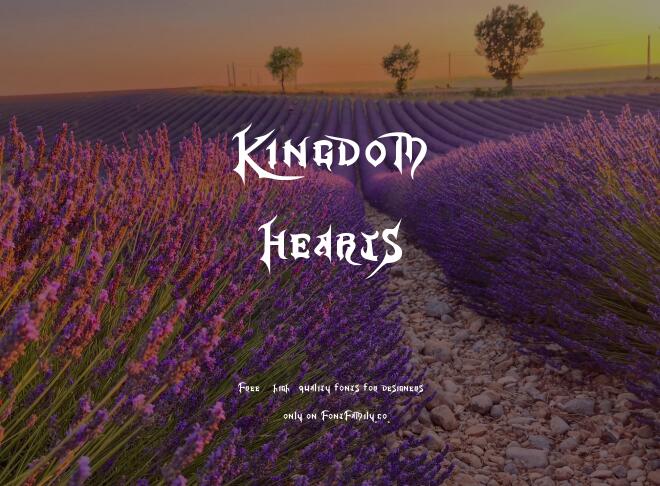 Kingdom Hearts Font