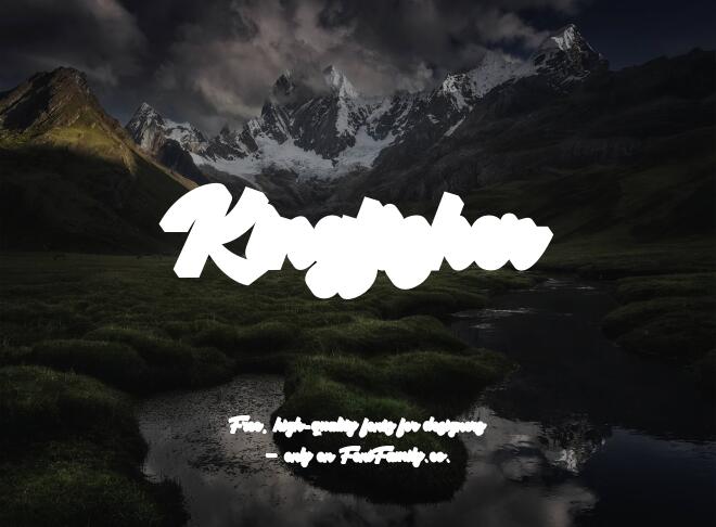 Kingfisher Font
