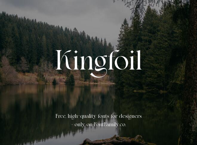 Kingfoil Font