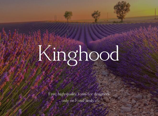 Kinghood Font