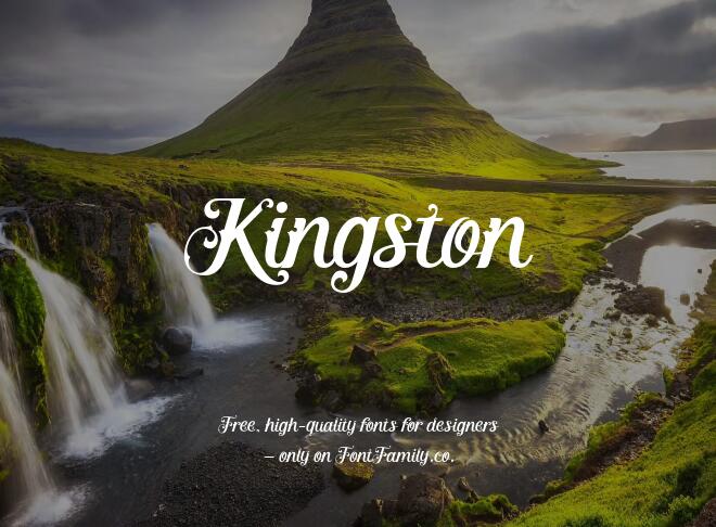 Kingston Font
