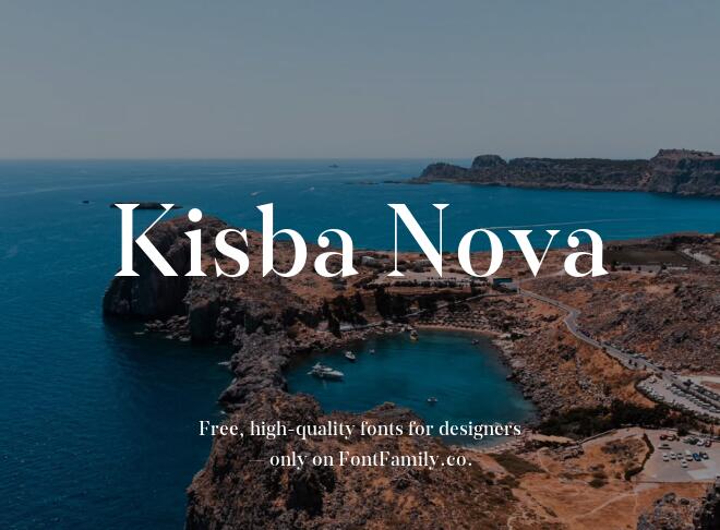 Kisba Nova Font