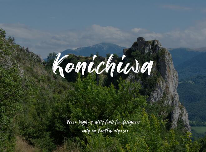 Konichiwa Font