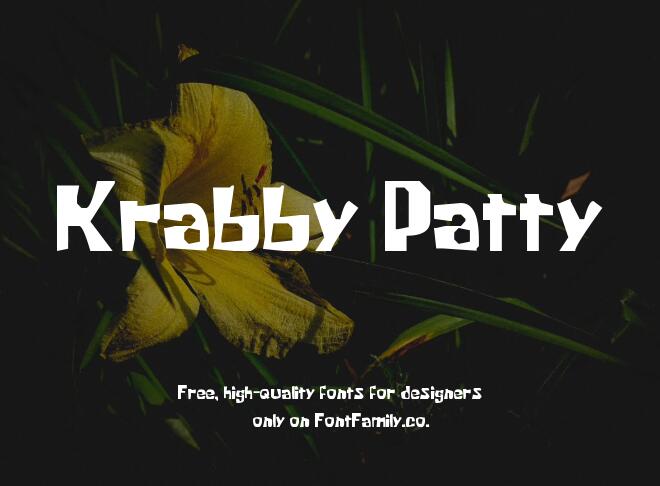 Krabby Patty Font