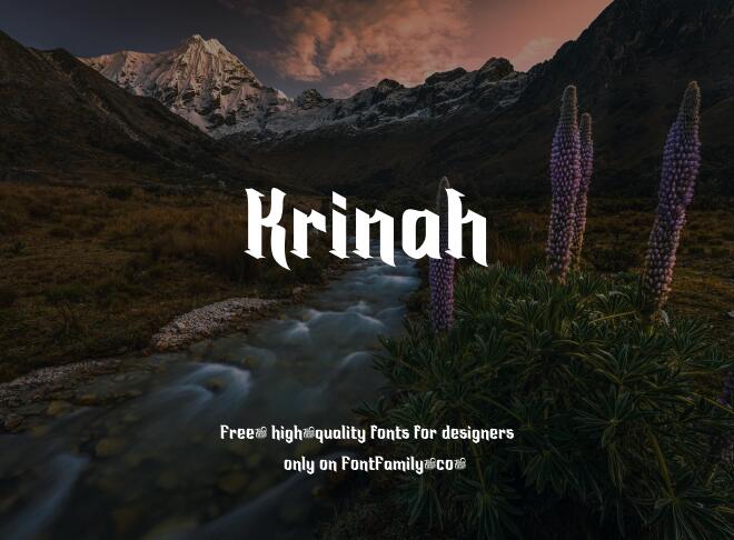 Krinah Font