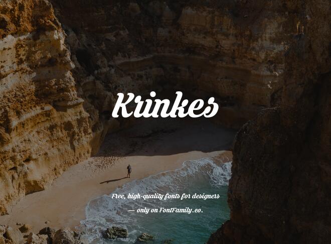 Krinkes Font