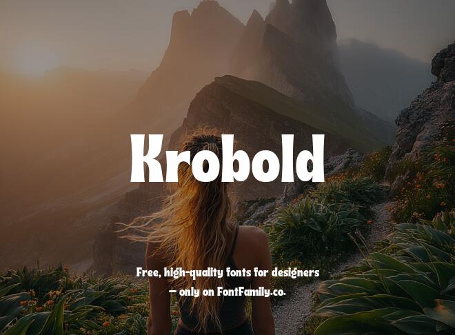 Krobold Font