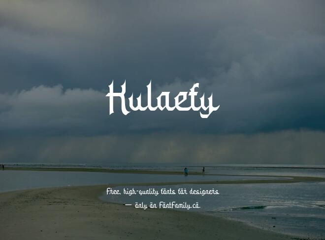 Kulaefy Font