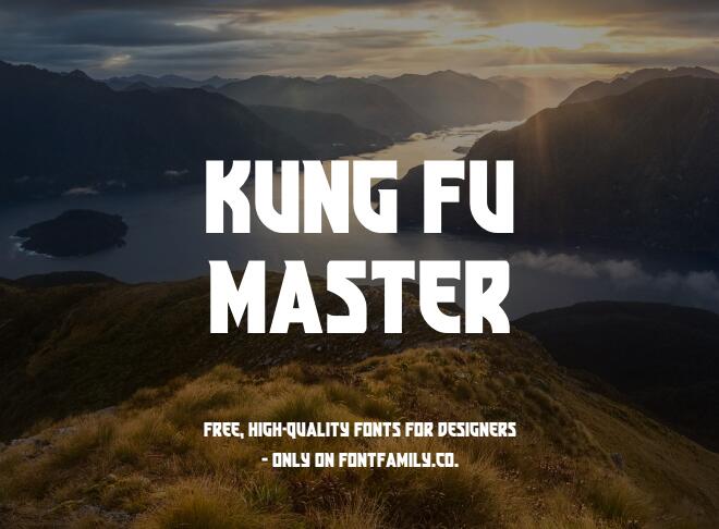 Kung Fu Master Font