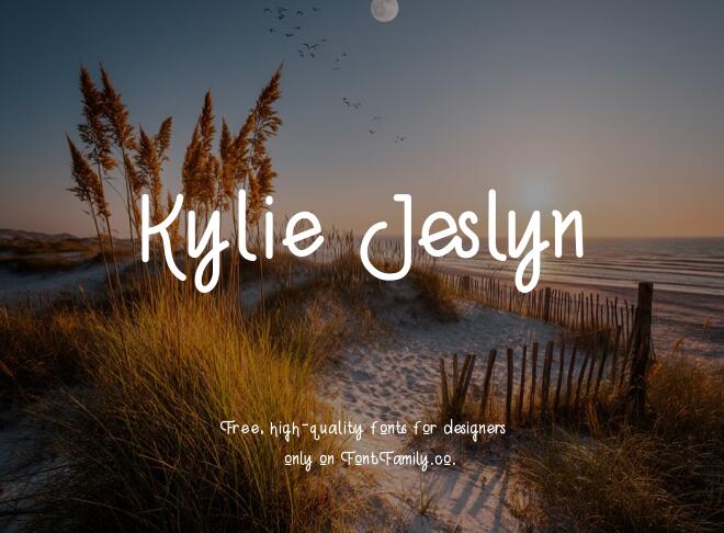Kylie Jeslyn Font