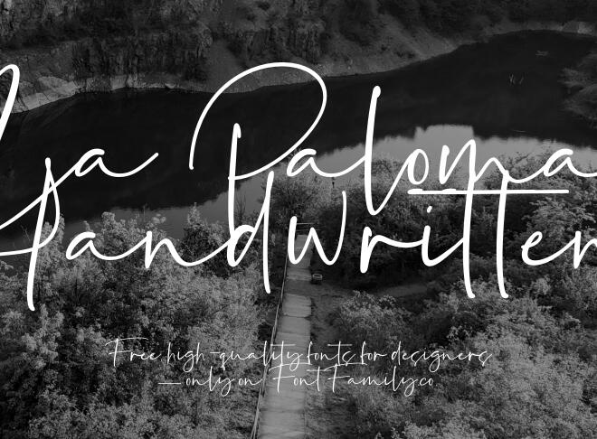 La Paloma Handwritten Font