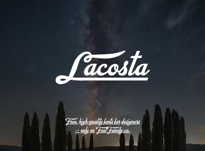 Lacosta Font