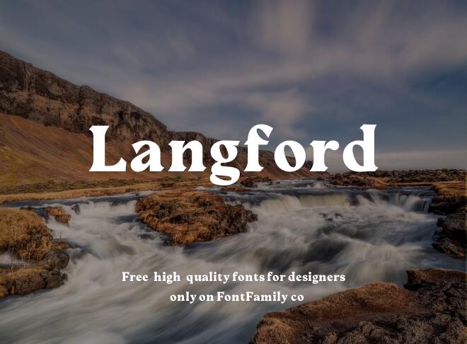 Langford Font