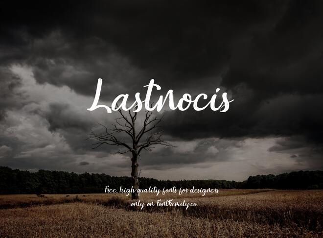 Lastnocis Font