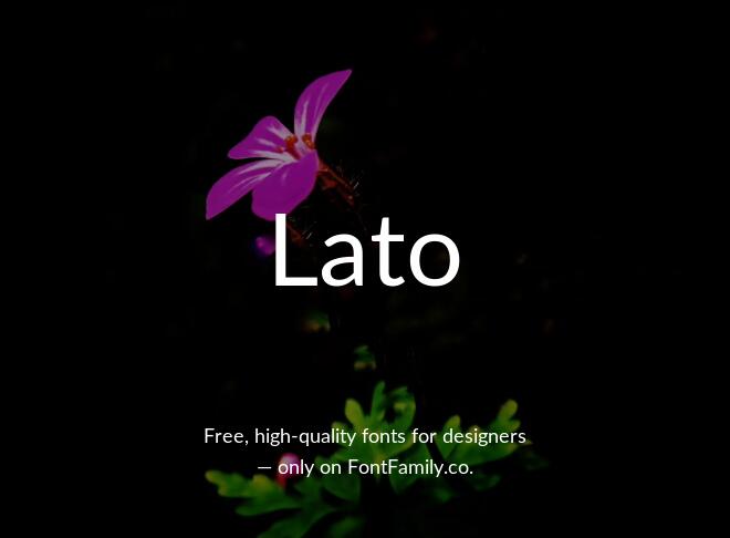 Lato Font