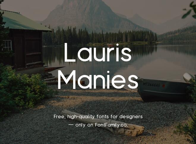 Lauris Manies Font