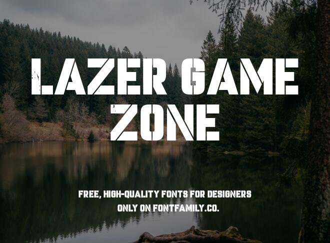 Lazer Game Zone Font