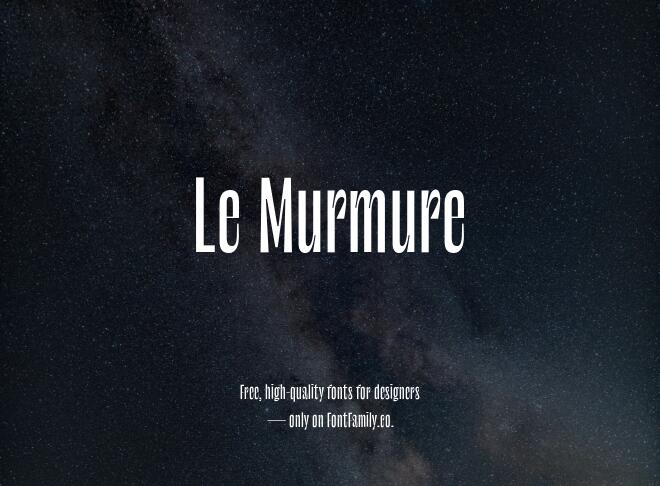 Le Murmure Font