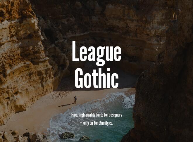 League Gothic Font