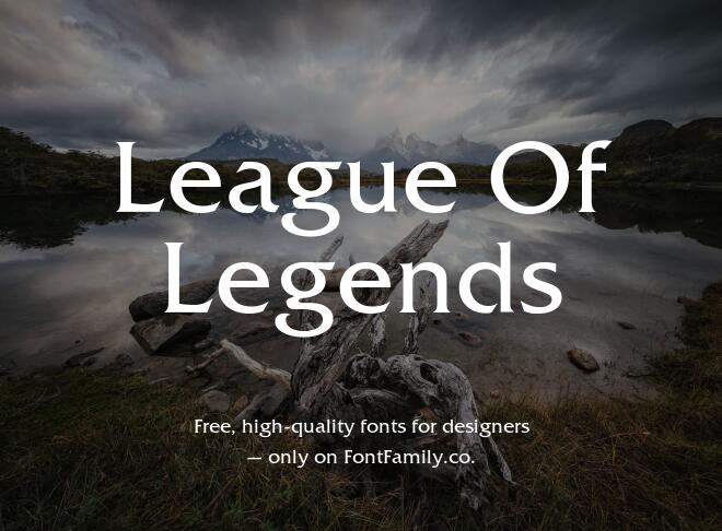 League Of Legends Font