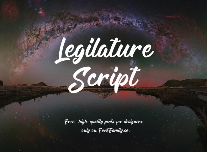 Legilature Script Font