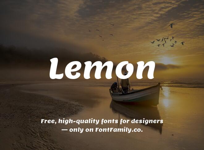 Lemon Font