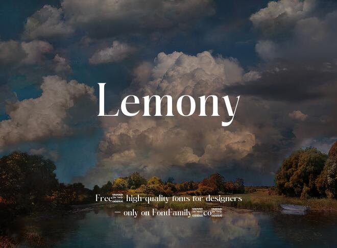 Lemony Font