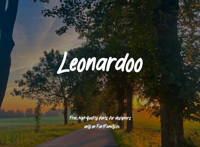 Leonardoo Font