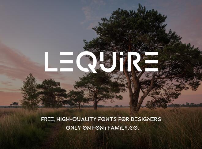 Lequire Font