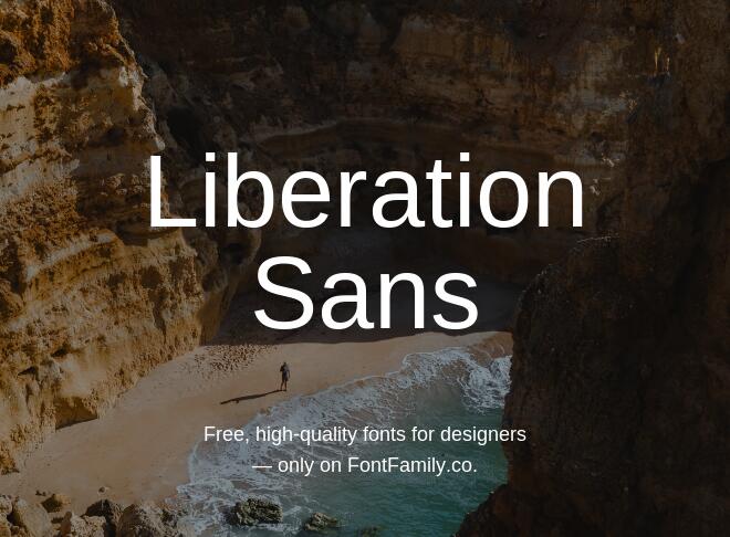 Liberation Sans Font