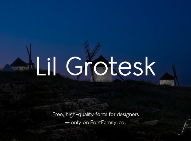 Lil Grotesk Font