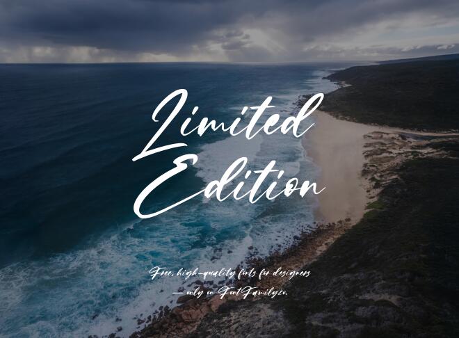 Limited Edition Font