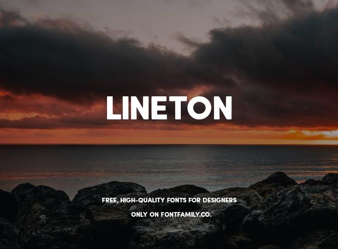 Lineton Font