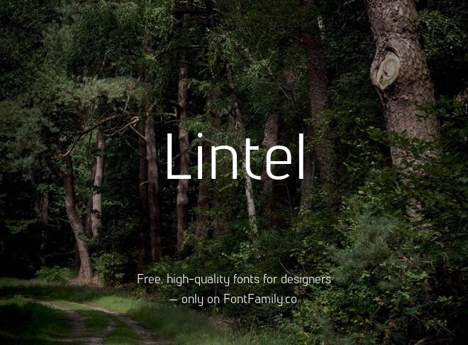 Lintel Font