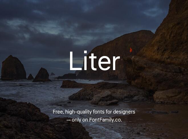 Liter Font