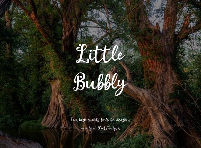 Little Bubbly Font