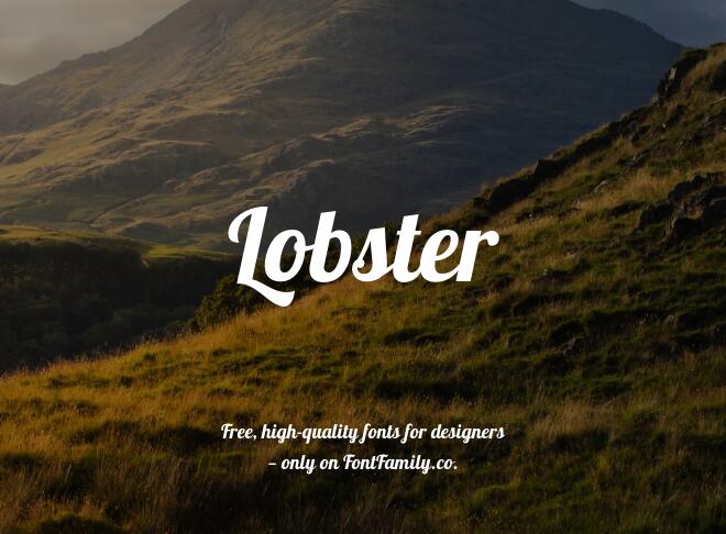 Lobster Font