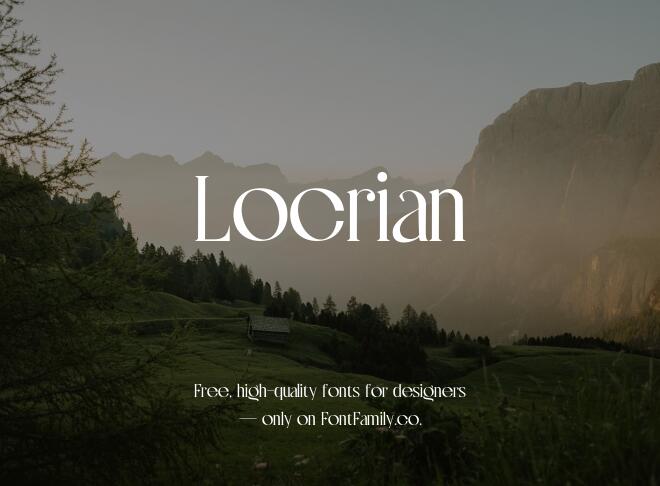 Locrian Font