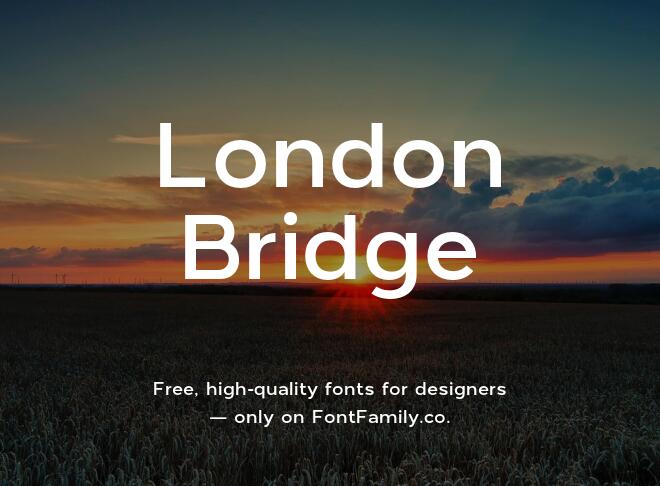 London Bridge Font